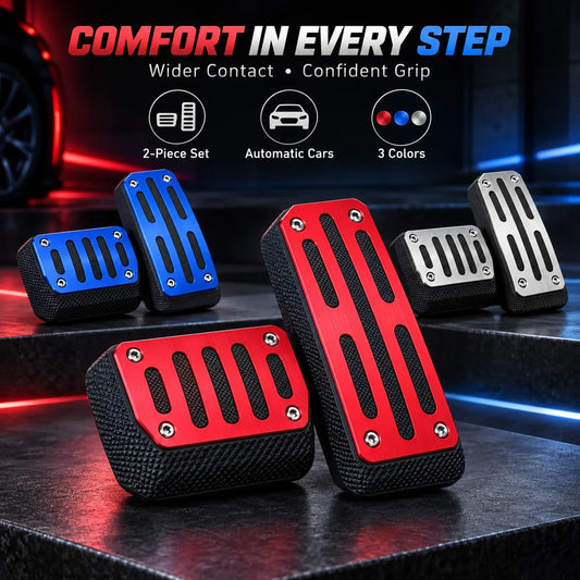 2PCS NonSlip Universal Automatic Foot Brake: Gas Cover Pad Pedal Accessories & Reliable Stability