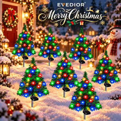 Solar-Powered Outdoor Artificial Christmas Tree