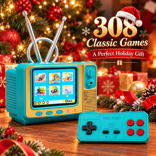 🎮GV300 Retro Handheld Game Console – 2.8' IPS Screen, Portable Gaming Device & Gift for Gamers