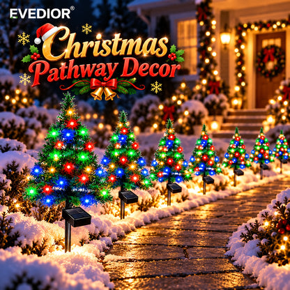 Solar-Powered Outdoor Artificial Christmas Tree