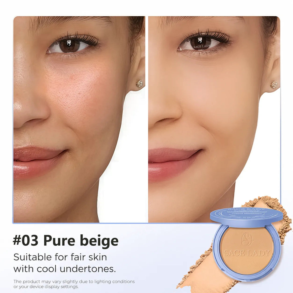 WATERPROOF MATTE PRESSED POWDER OIL CONTROL