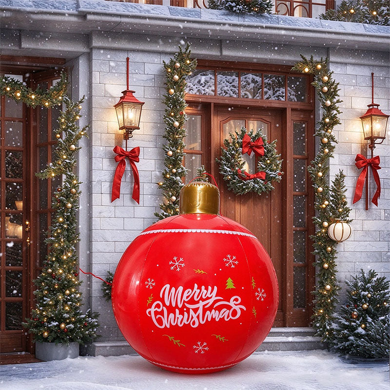 ✨ Outdoor Christmas PVC inflatable Decorated Ball: Festive Decorations & Holiday Cheer