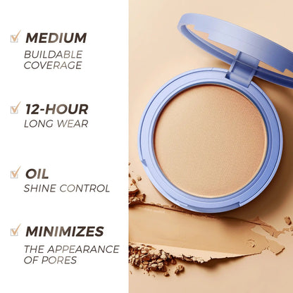 WATERPROOF MATTE PRESSED POWDER OIL CONTROL