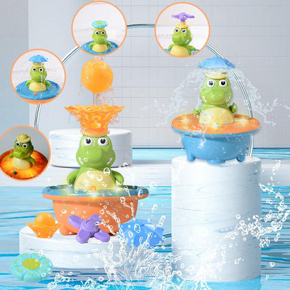 Light-Up Crocodile Bath Toy – 5-Mode Water Spraying Fountain