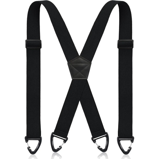 Men's X-Back Suspenders with Hook Clips