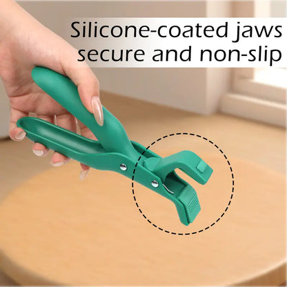 2 Counts Hot Plate Gripper, Multi-Purpose Anti-Scald Tool for Bowls