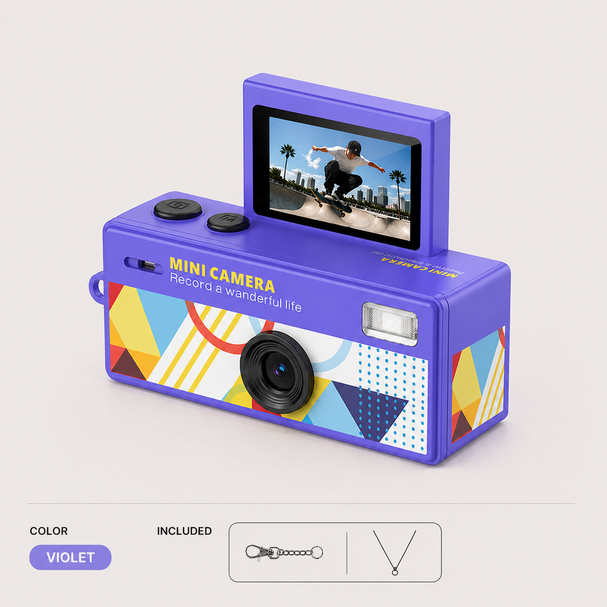 Mini Retro Camera (Film Your Life in 90s Style)