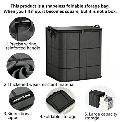 💥70% OFF Factory Clearance –📦Foldable Storage Tote – Waterproof, Dustproof, Big & Portable 🌟