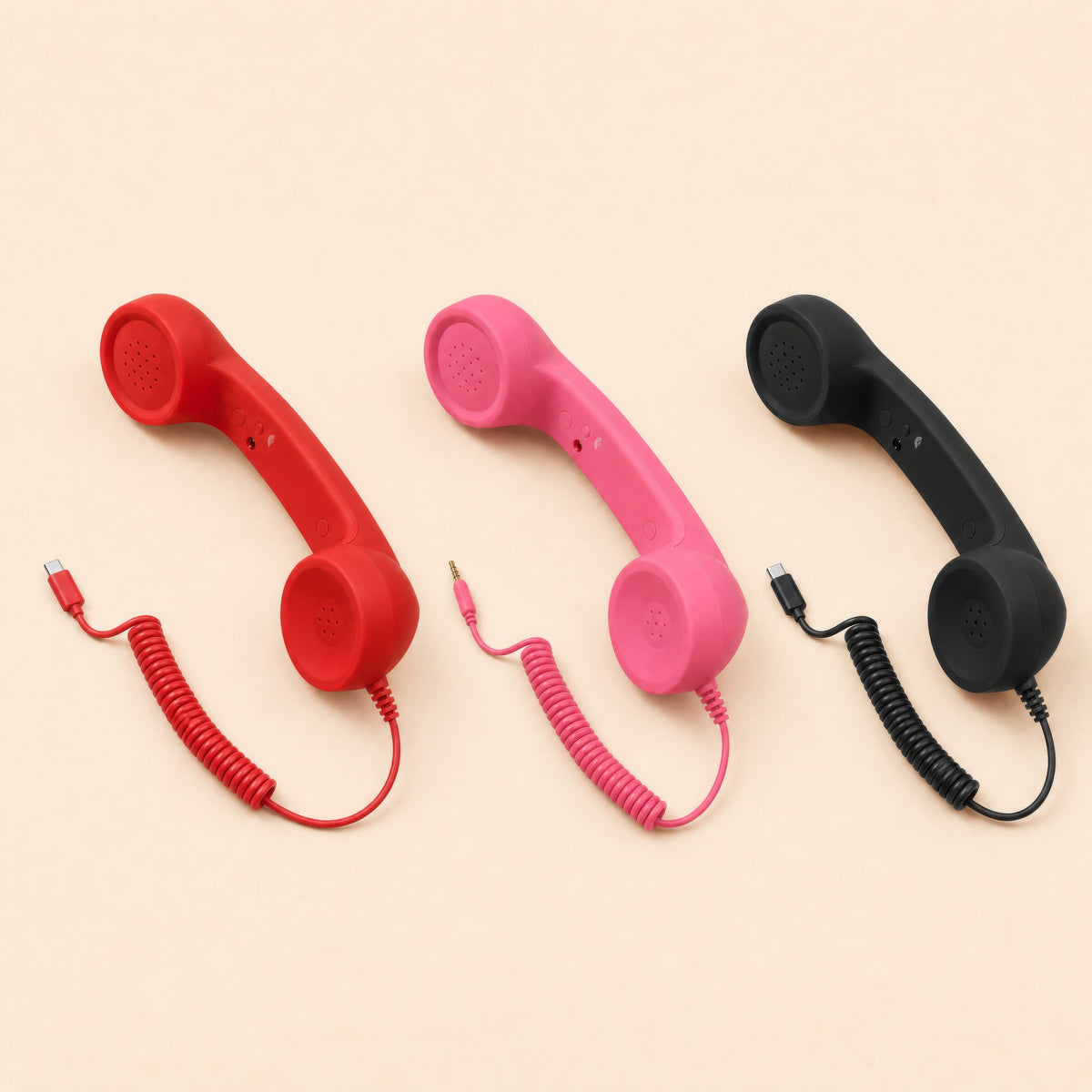 ☎️ Old School Wired Phone Handset – Classic Radiation-Proof Receiver for Mobile Phones