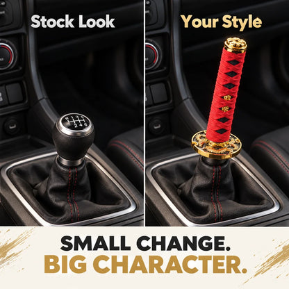 Katana-Style Gear Shift Handle - Unique Style & Interior Decoration