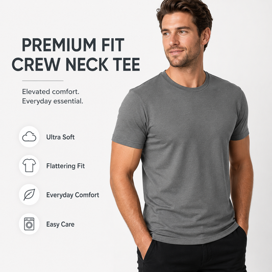 👕 LIMITED-TIME 50% OFF! ✨ Men's Short Sleeve Crew Neck T-Shirts