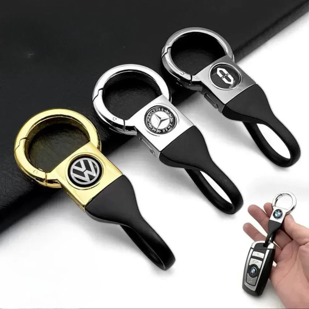 Tactical Quick-Release Keychain — Screwless Metal Car Key Ring with Heavy-Duty TPU Strap