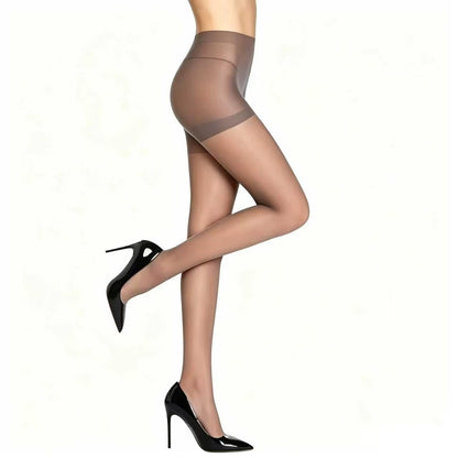 Women's Control Top Shaping Sheer Pantyhose - Run-Resistant & Reinforced Toe