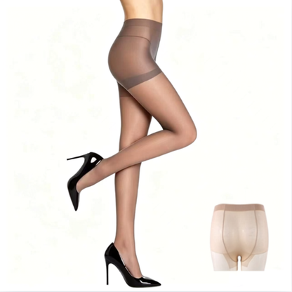 Women's Control Top Shaping Sheer Pantyhose - Run-Resistant & Reinforced Toe