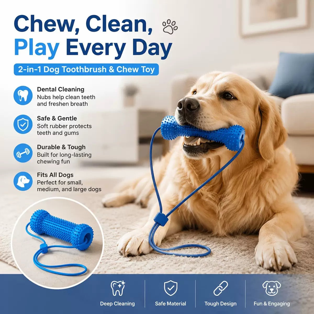 Pet Teeth Grinding and Brushing Stick