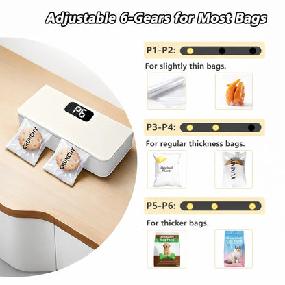 Seal Any Bag in Seconds & Keep Food Fresh Longer
