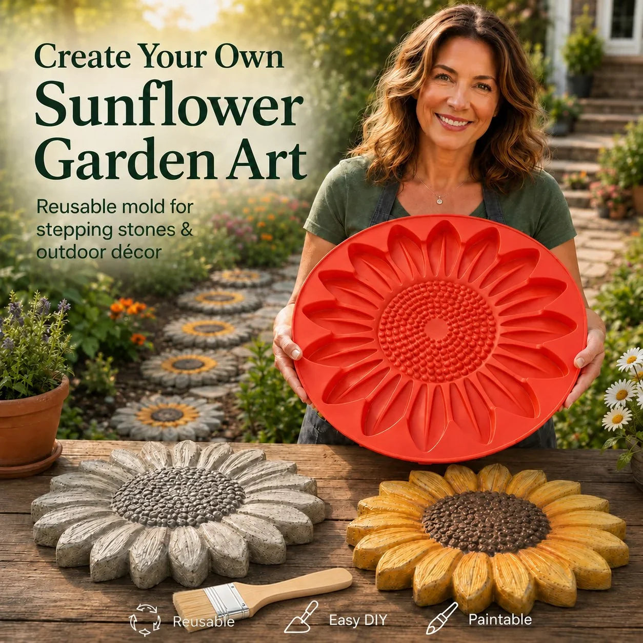 🌻Reusable Animal-Themed Garden Art Mold – 🌿Buy 2 Free Shipping🎨