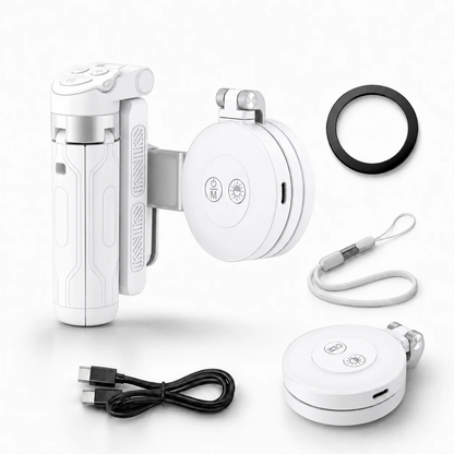 📸 Phone Zoomable Magnetic Palm Grip:  Secure Hold, Selfie Stick & Tripod
