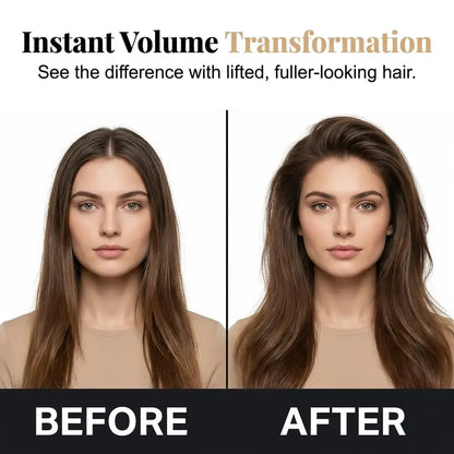 Heated Hair Root Lifter Brush,2-Temp Warm Settings, Rechargeable Portable Volumizing Tool for Fine Flat Hair