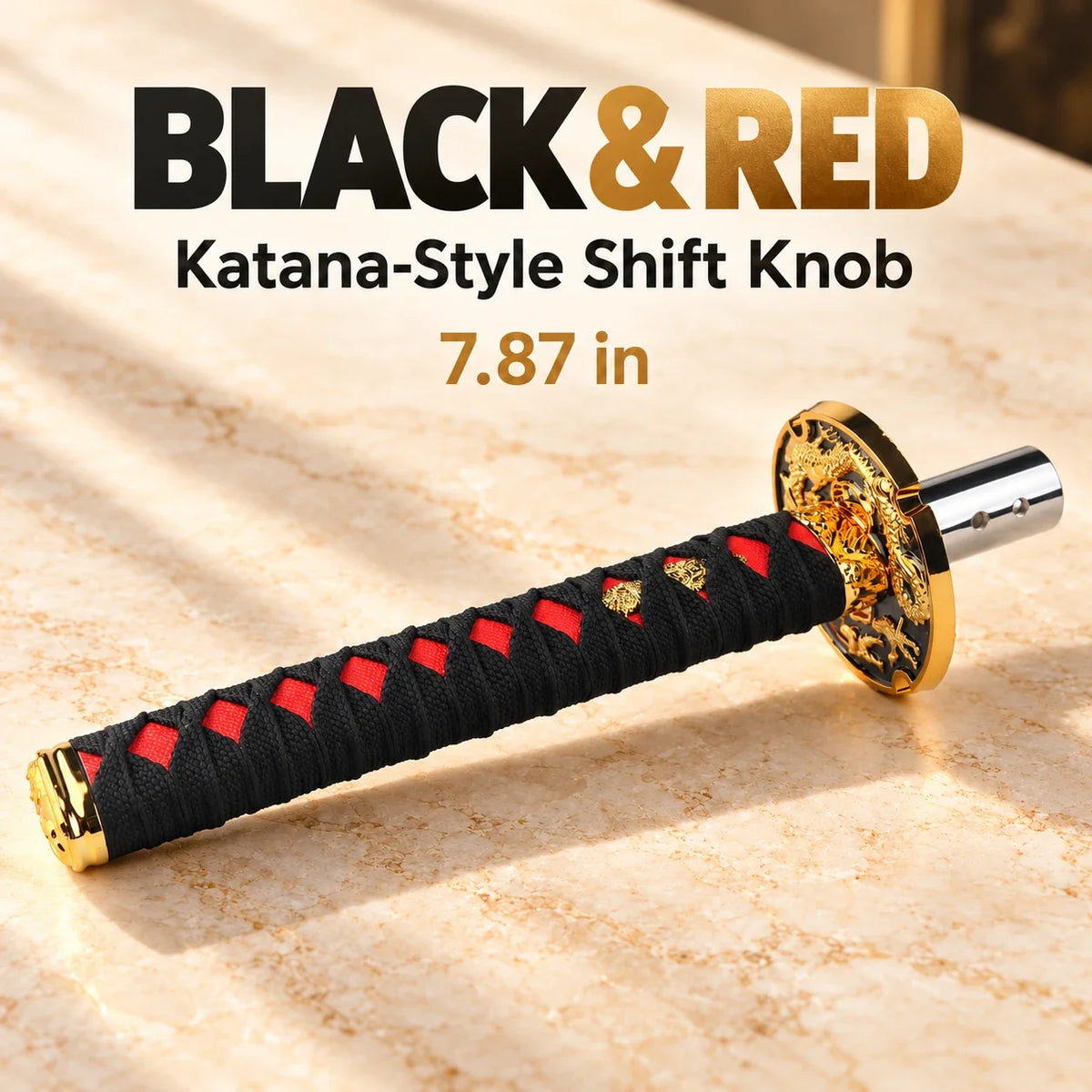 Katana-Style Gear Shift Handle - Unique Style & Interior Decoration