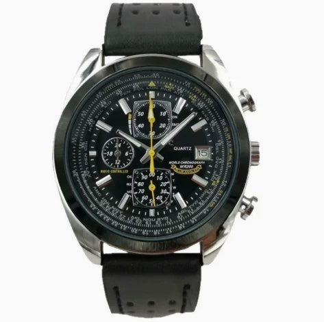 ⌚ Swiss Pilot Watch｜Authentic Swiss‑handcrafted, microscope‑calibrated movement, lifetime‑no‑replace solar movement, professional 20ATM waterproof 💧