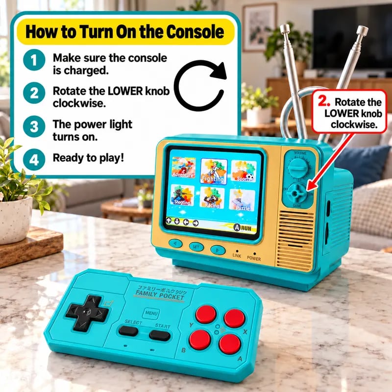 🎮GV300 Retro Handheld Game Console – 2.8' IPS Screen, Portable Gaming Device & Gift for Gamers
