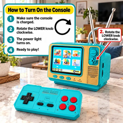 🎮GV300 Retro Handheld Game Console – 2.8' IPS Screen, Portable Gaming Device & Gift for Gamers
