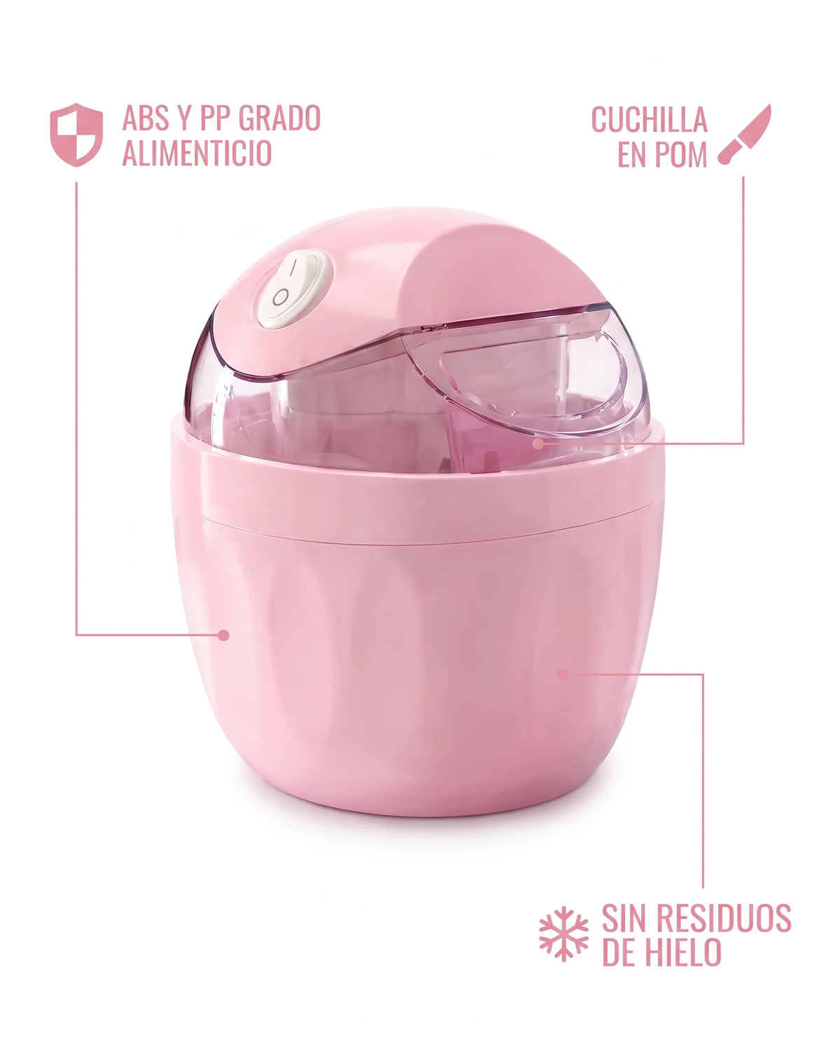 Mini maquina para hacer helados
