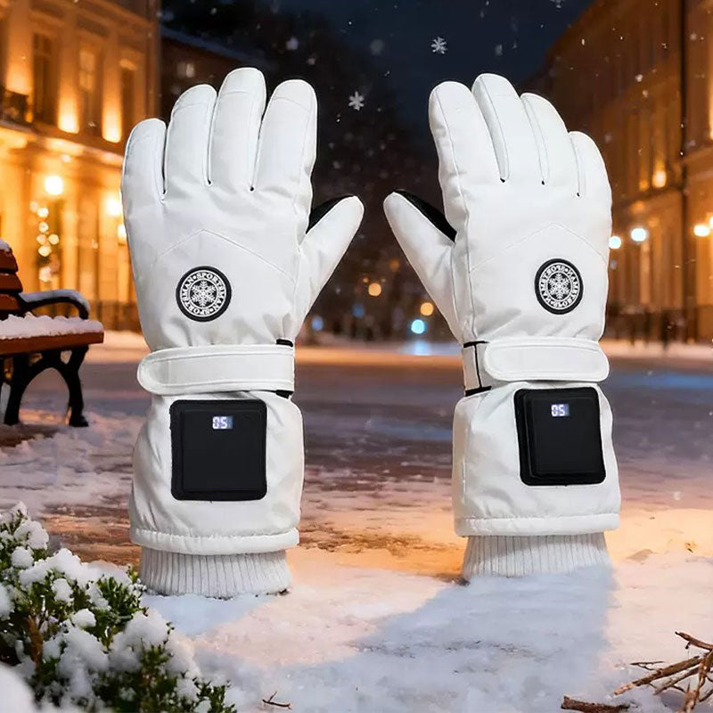Winter Rechargeable Heated Gloves – 3 Heat Settings, Waterproof & Touchscreen