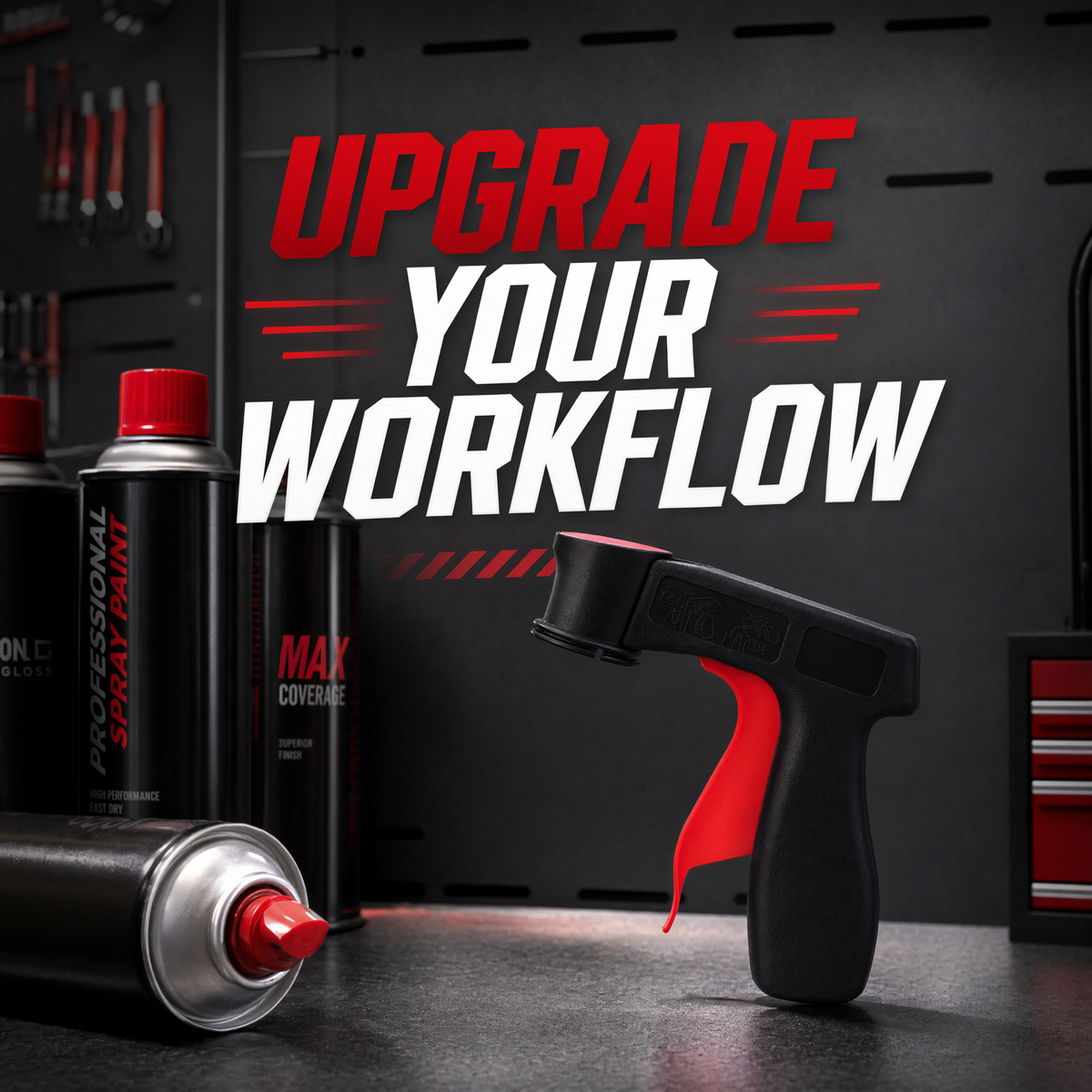 Pro-Grip Aerosol Spray Can Trigger Handle – Quick Connect & Easy Installation