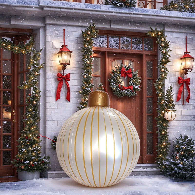 ✨ Outdoor Christmas PVC inflatable Decorated Ball: Festive Decorations & Holiday Cheer