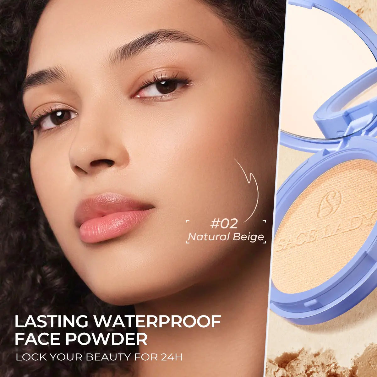 WATERPROOF MATTE PRESSED POWDER OIL CONTROL