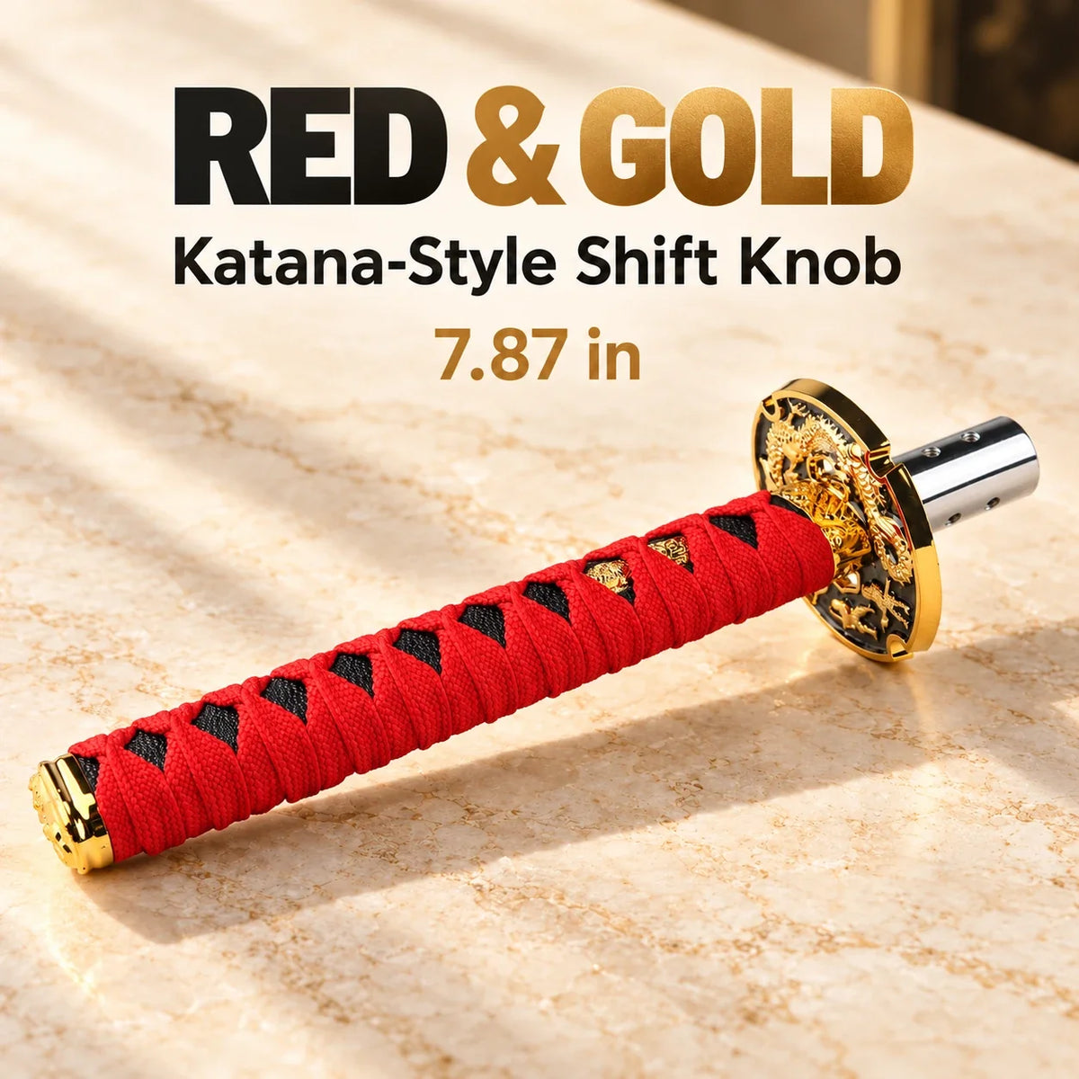 Katana-Style Gear Shift Handle - Unique Style & Interior Decoration