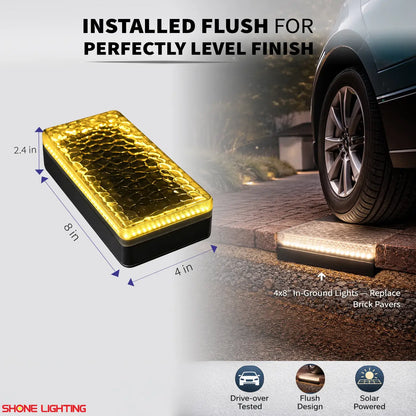 Solar Paver Light 4x8
