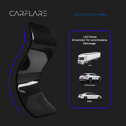2er Set CarFlare® LED - Panel 12CM x 60CM x 2 Stück