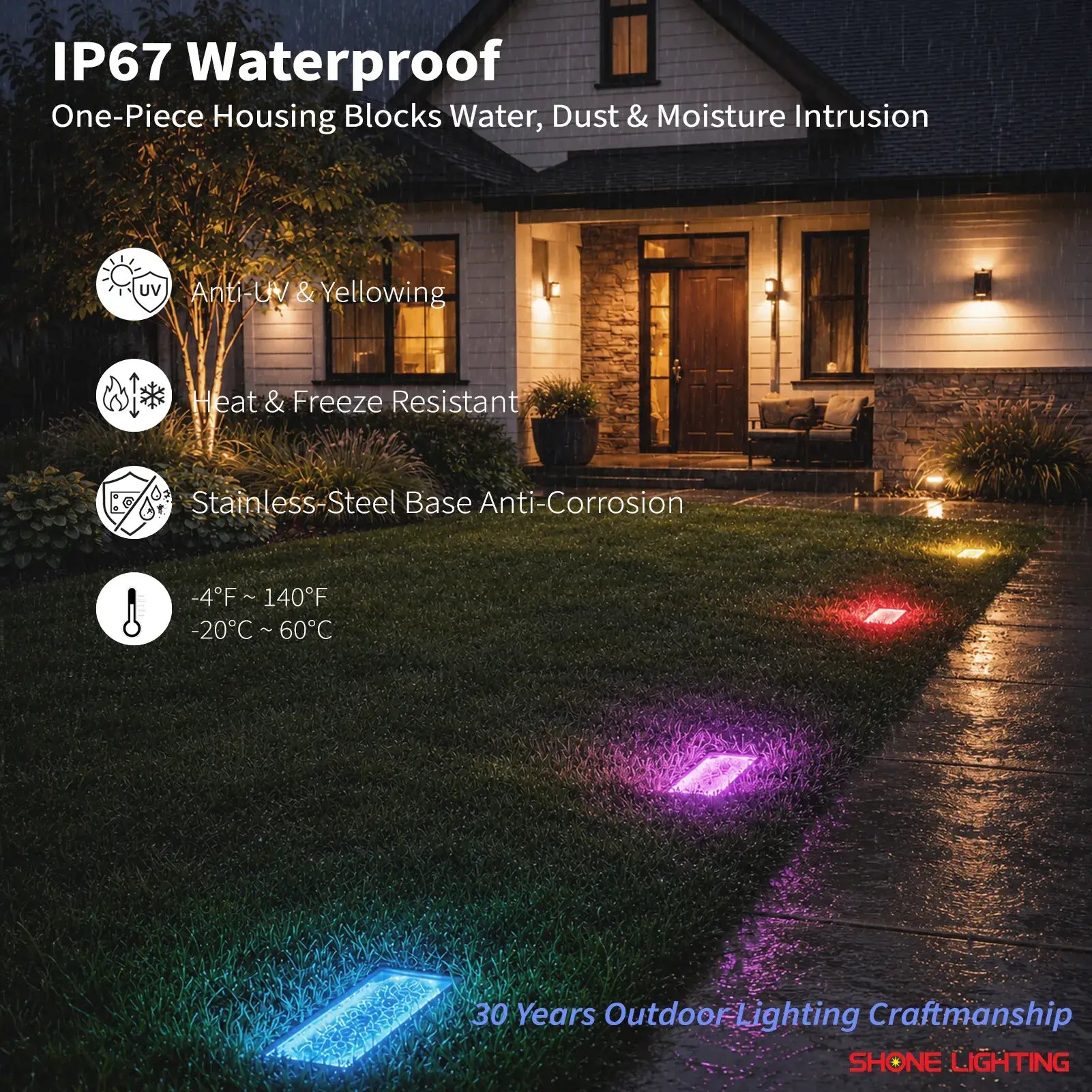 Solar Paver Light 4x8