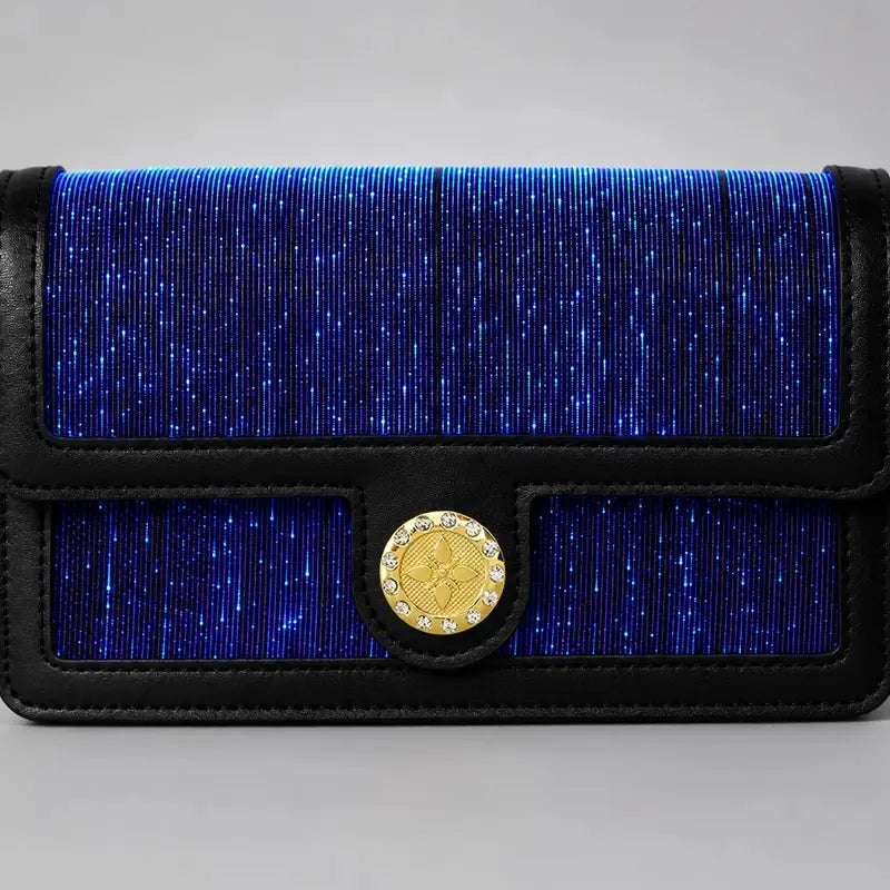 🌈 Fiber Optic Light-Up Crossbody Bag – 7 Colors & 4 Light Modes
