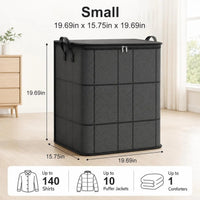 Small(19.69in x 15.75in x 19.69in)