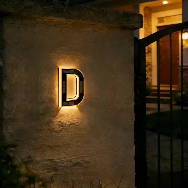 🔥Last Day 49% OFF🔥Solar Lighted House Numbers LED Numbers, Waterproof for Outside