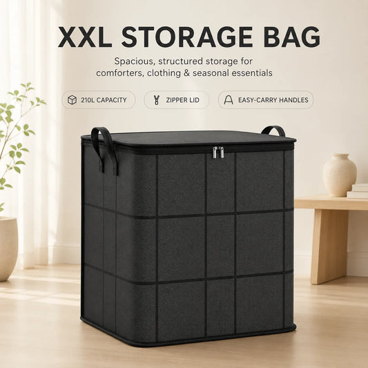 Spacious Storage Bag for Quilts, Bedding & Clothes