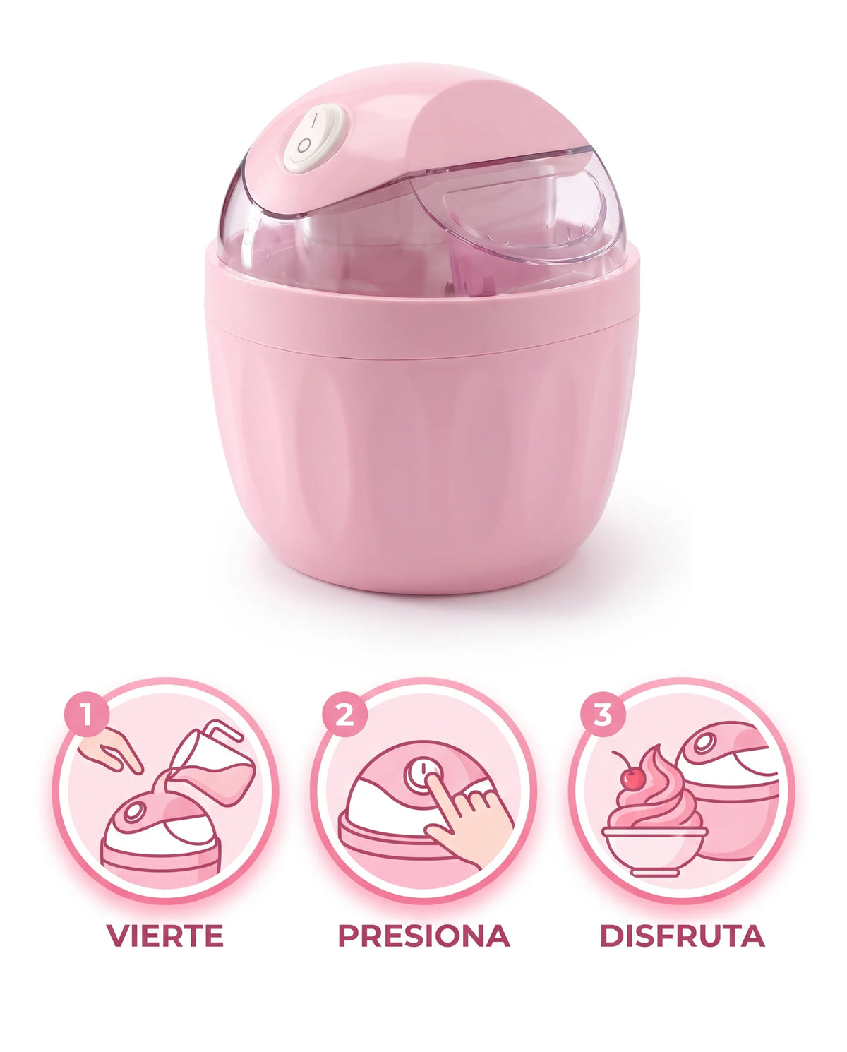 Mini maquina para hacer helados