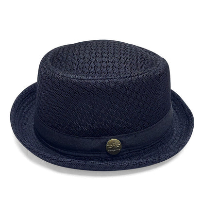 Unisex Breathable Mesh Pork Pie Hat