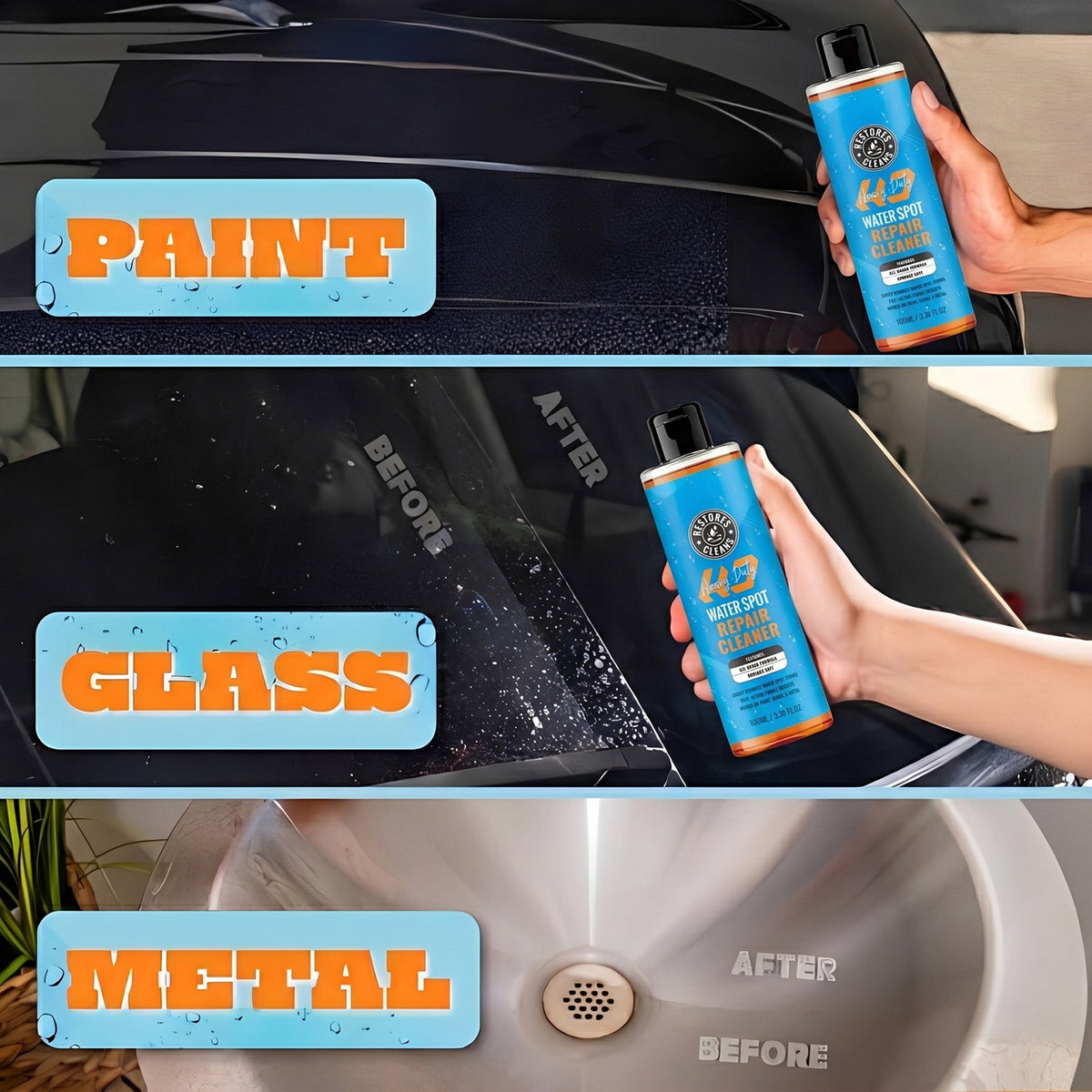 ✨ Pro Water Spot Eraser Gel: Powerful Cleaning & Streak-Free Finish