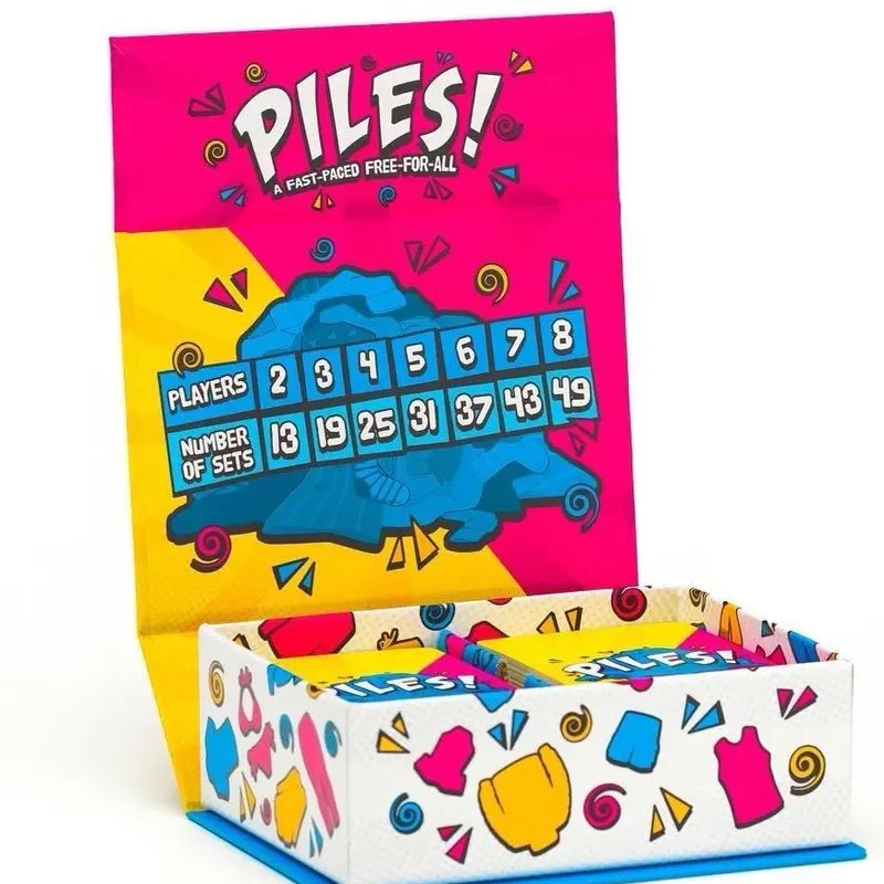 Piles! – Fast Family Card Game! – Christmas Gift Party Card Game Christmas For Kids, Friends and Families