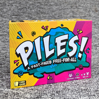 Piles! – Fast Family Card Game! – Christmas Gift Party Card Game Christmas For Kids, Friends and Families