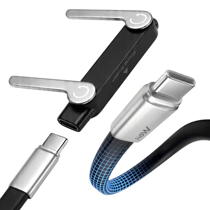 Fast-Charging Cable with Detachable Stand | USB-C & Lightning