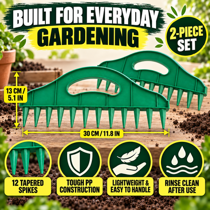 🌱Garden Seed Spacing Tool – Multi-Row Planting & Furrow Making