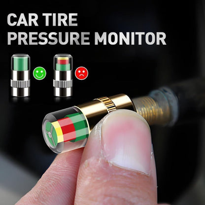 3-Color Tire Pressure Alert Caps