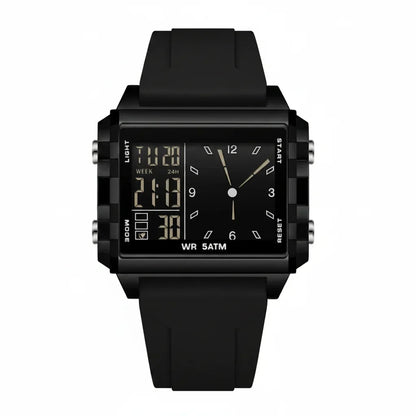 🔥Analog-Digital Sport Watch – Waterproof, Luminous & Multi-Function