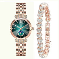 Emerald Green + Diamond Bracelet